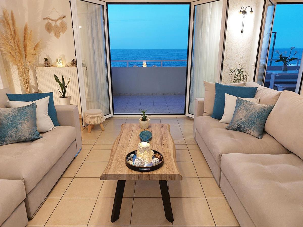 Amazing Beachfront Apartment In Hersonissos Εξωτερικό φωτογραφία